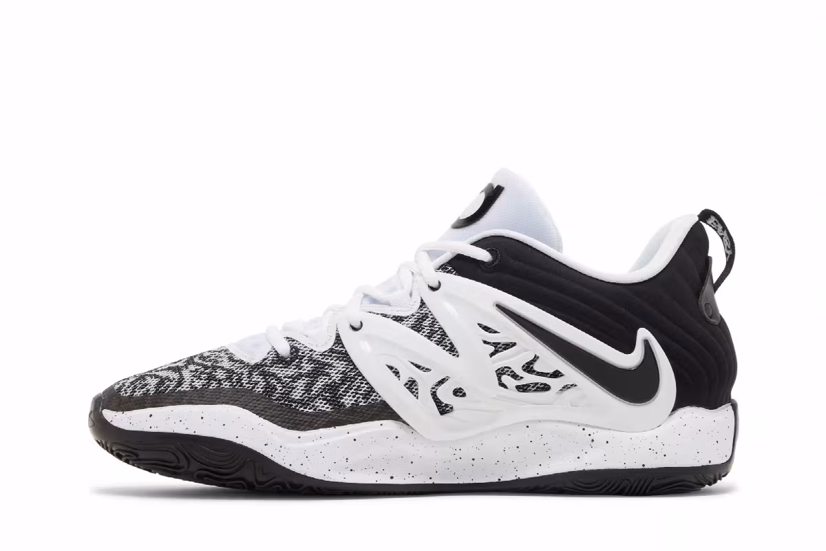 Nike KD 15 TB White Black Speckled, view 4