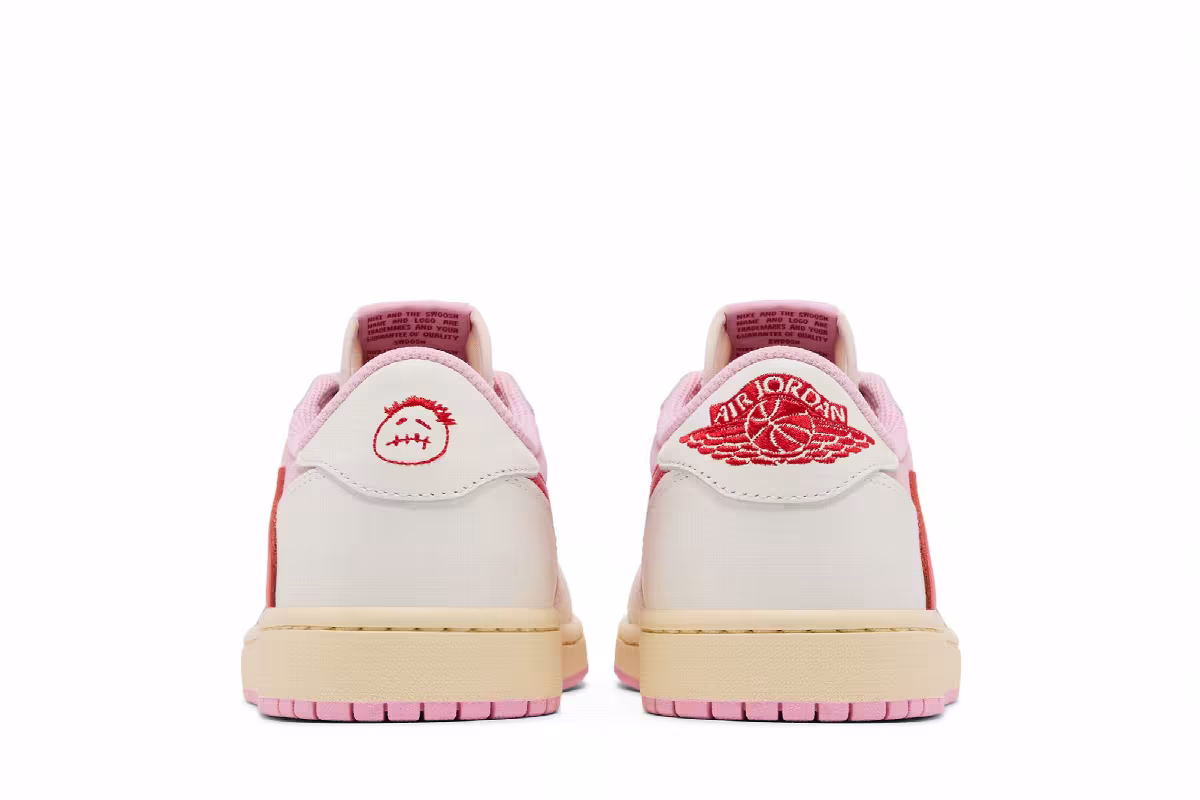Travis Scott x Air Jordan 1 Low OG Sail Tropical Pink, view 7
