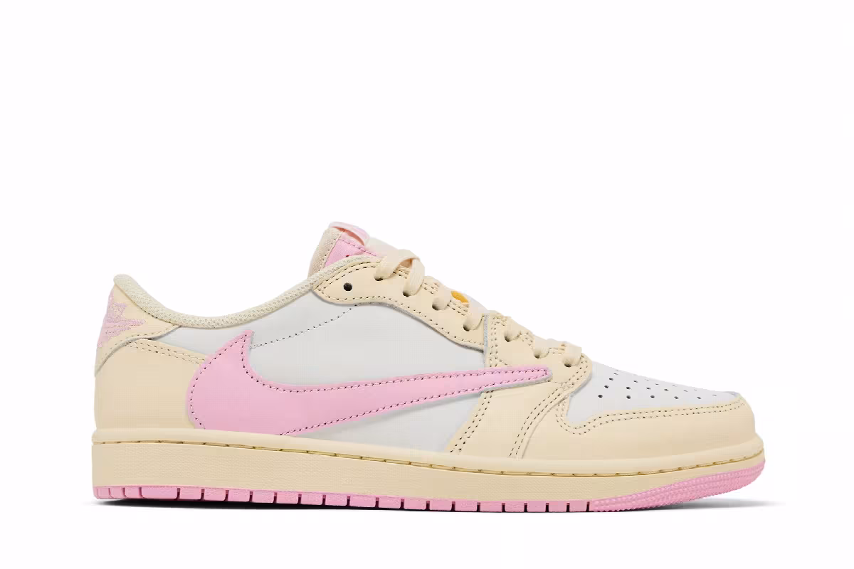 Travis Scott x Air Jordan 1 Low OG Shy Pink, view 2