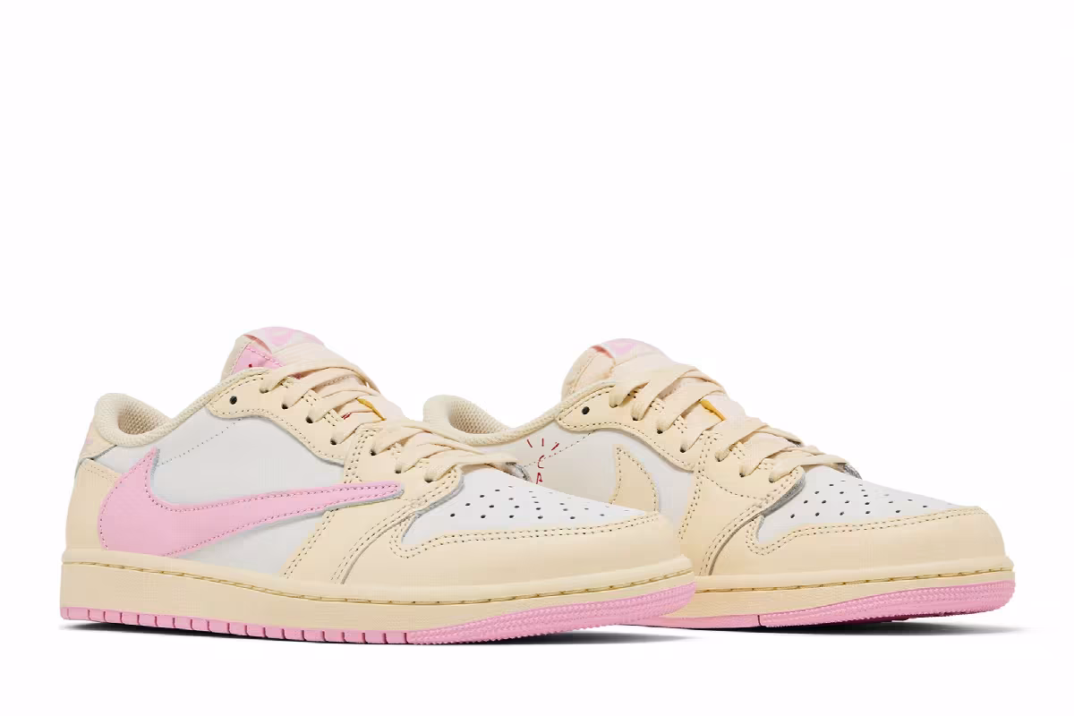 Travis Scott x Air Jordan 1 Low OG Shy Pink, view 9