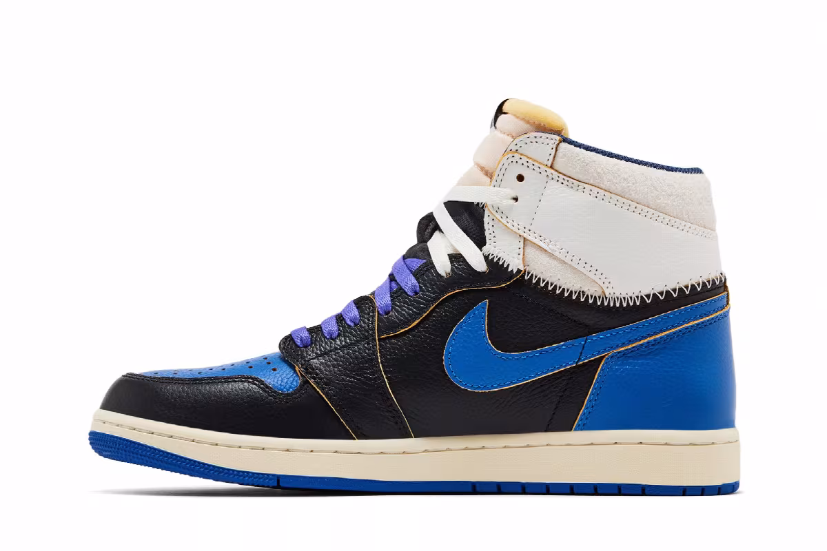 Fragment Design x Union LA x Air Jordan 1 High OG Sport Royal, view 4
