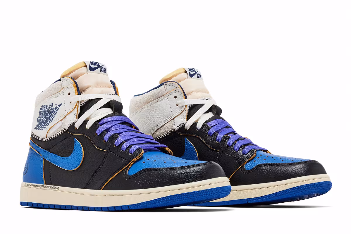 Fragment Design x Union LA x Air Jordan 1 High OG Sport Royal, view 9