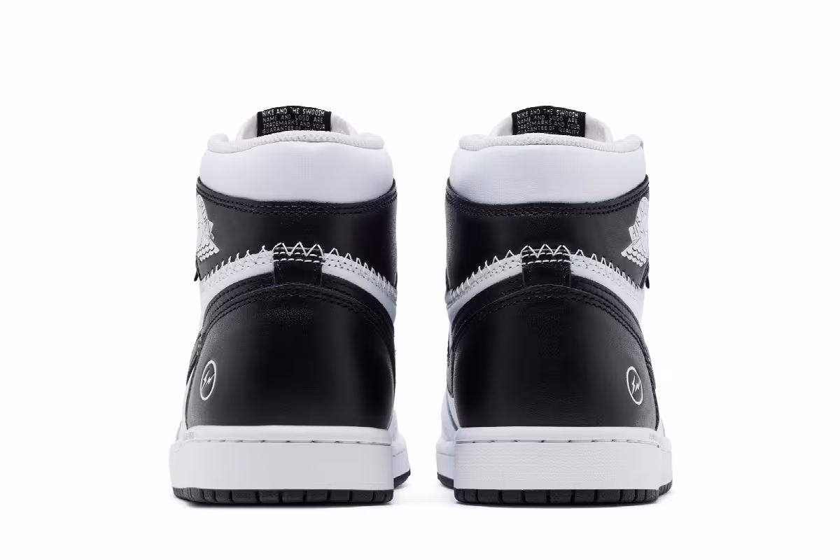 Fragment Design x Union LA x Air Jordan 1 High OG SP White Black, view 7