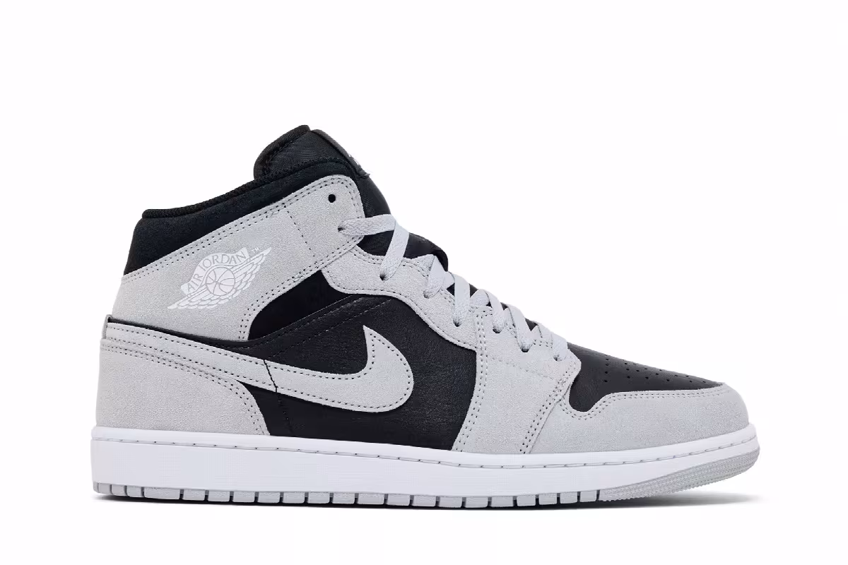 Air Jordan 1 Mid Light Smoke Grey, view 2