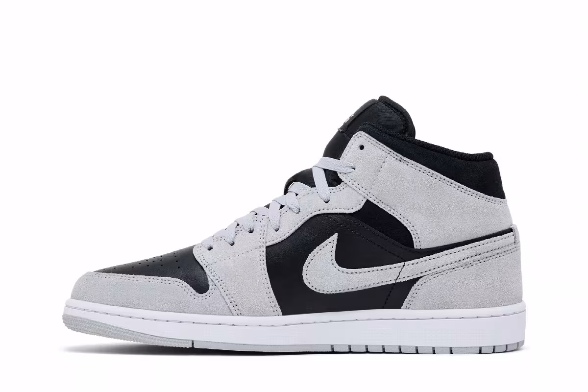 Air Jordan 1 Mid Light Smoke Grey, view 4