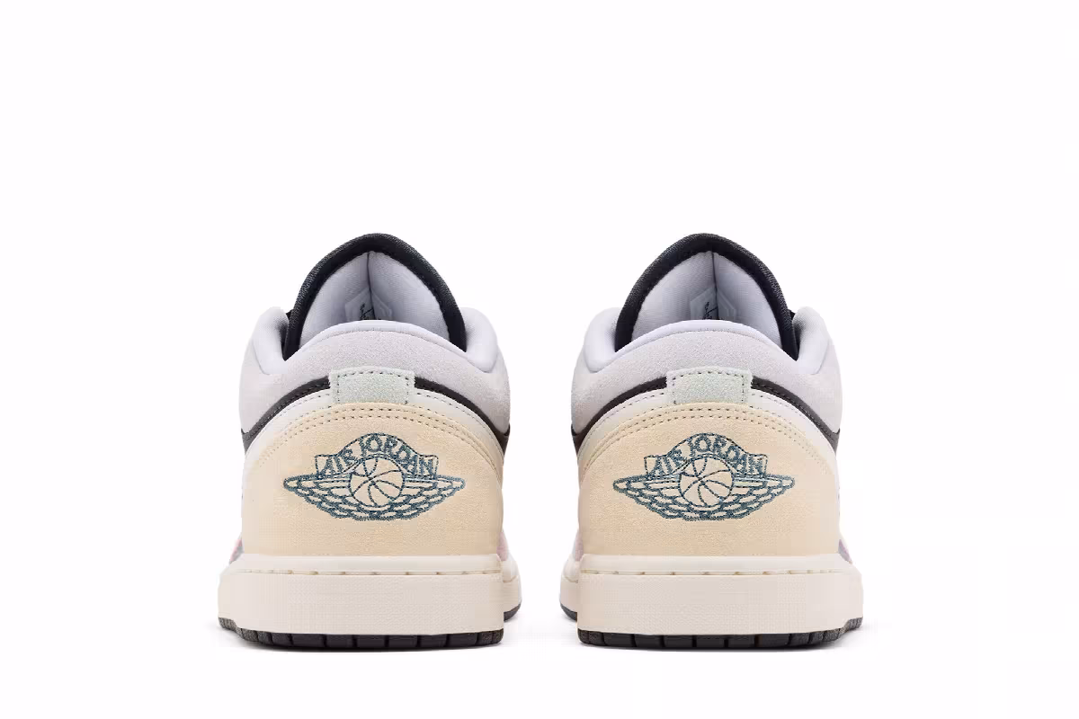 Air Jordan 1 Low SE Black Pastels, view 7