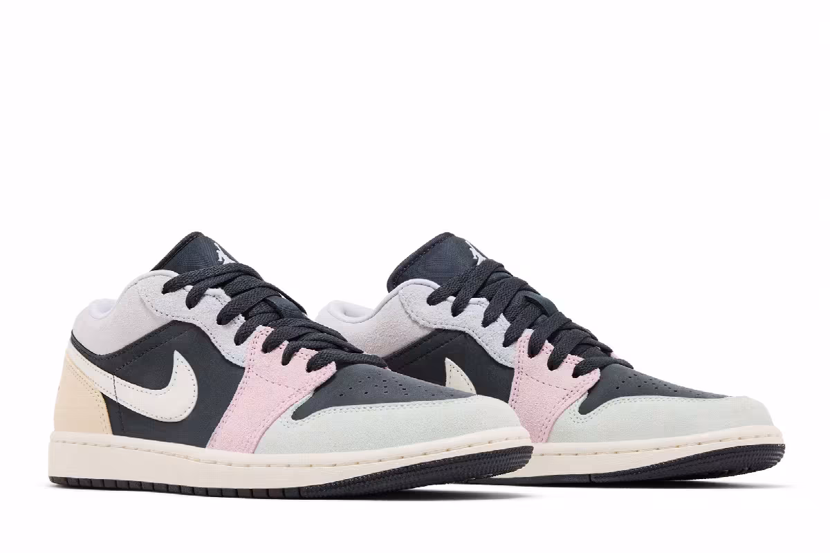 Air Jordan 1 Low SE Black Pastels, view 9