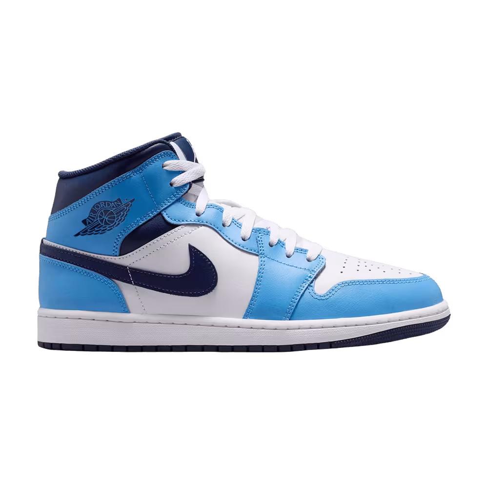 Air Jordan 1 Mid University Blue Midnight Navy
