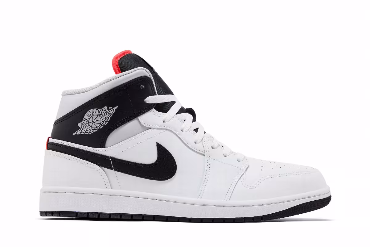Air Jordan 1 Mid Summit White, view 2