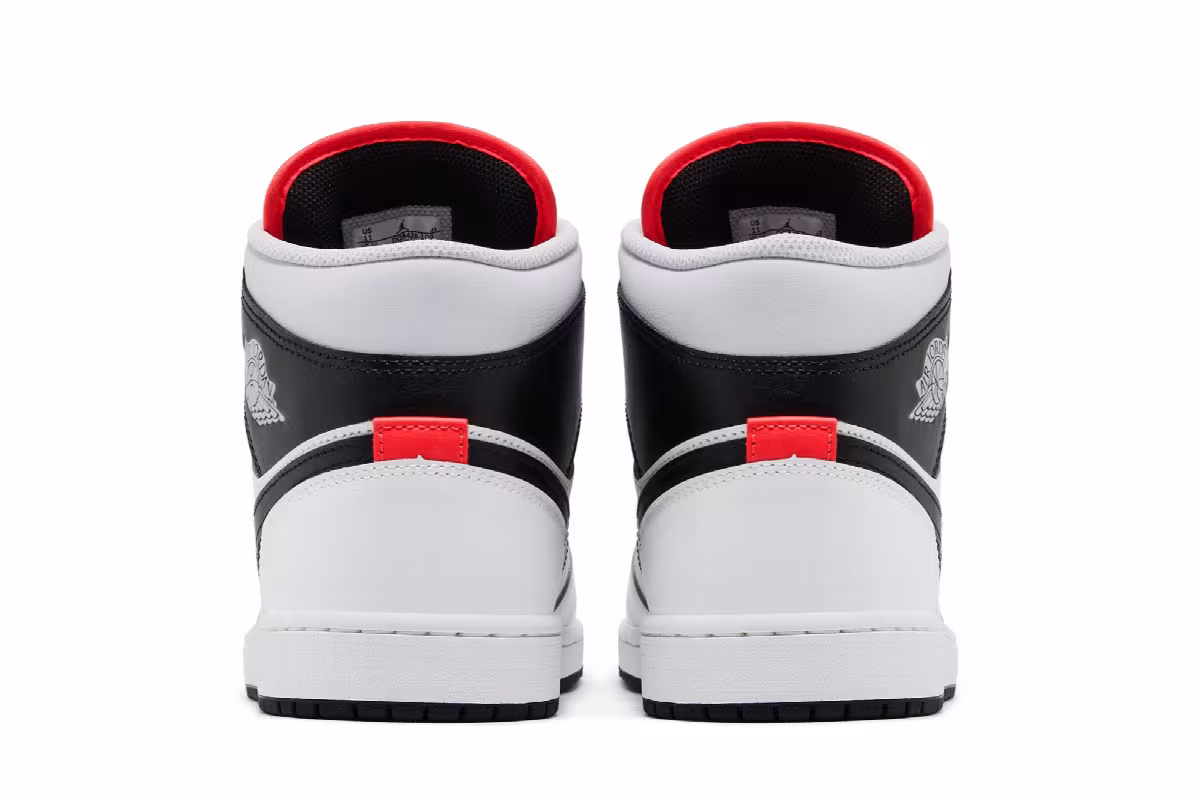 Air Jordan 1 Mid Summit White, view 7