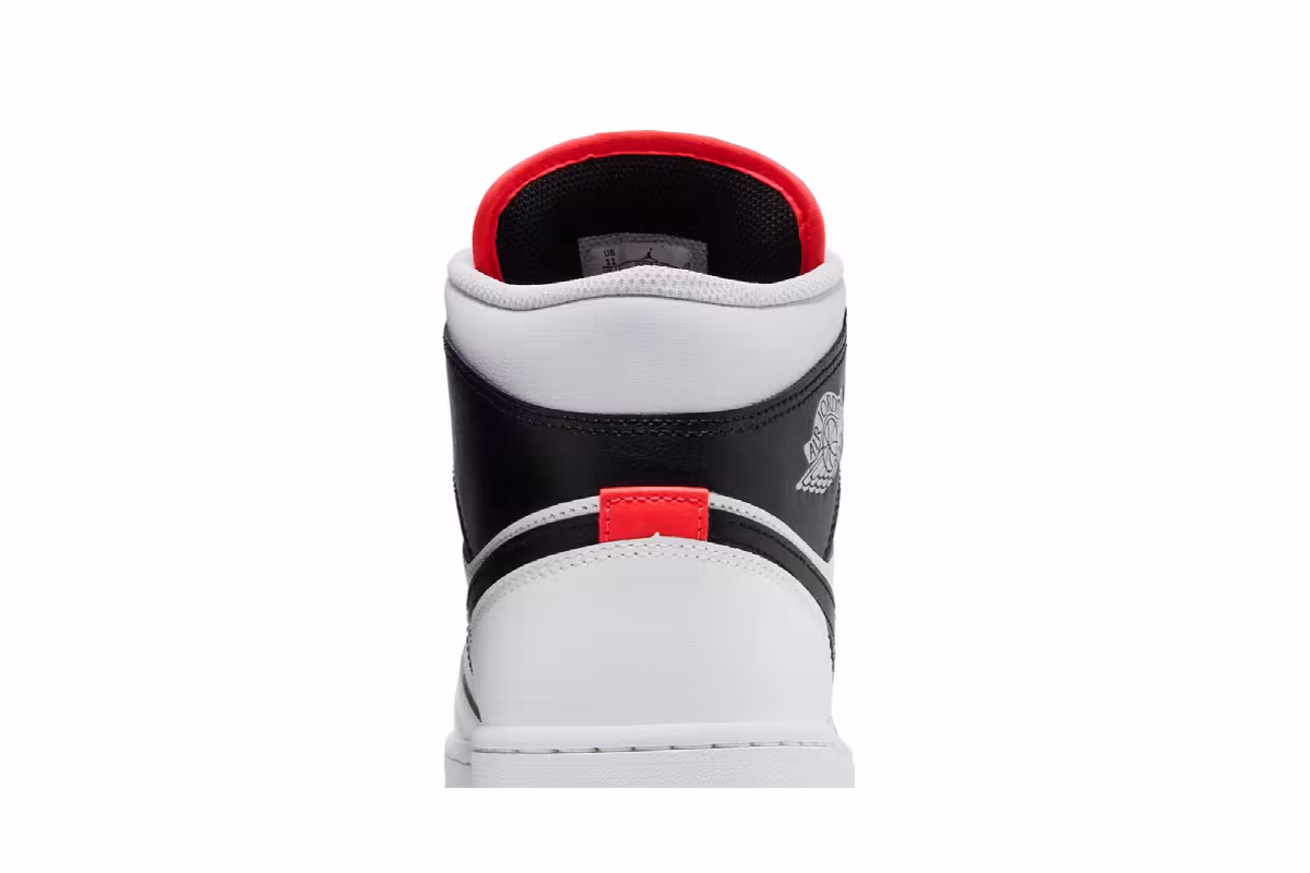 Air Jordan 1 Mid Summit White, view 8