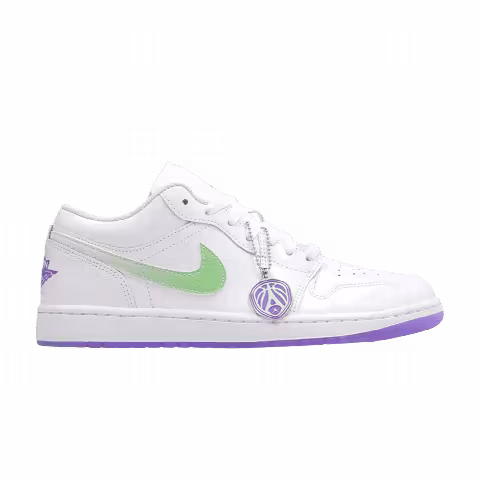 Air Jordan 1 Low SE Quai54 'White Grape'