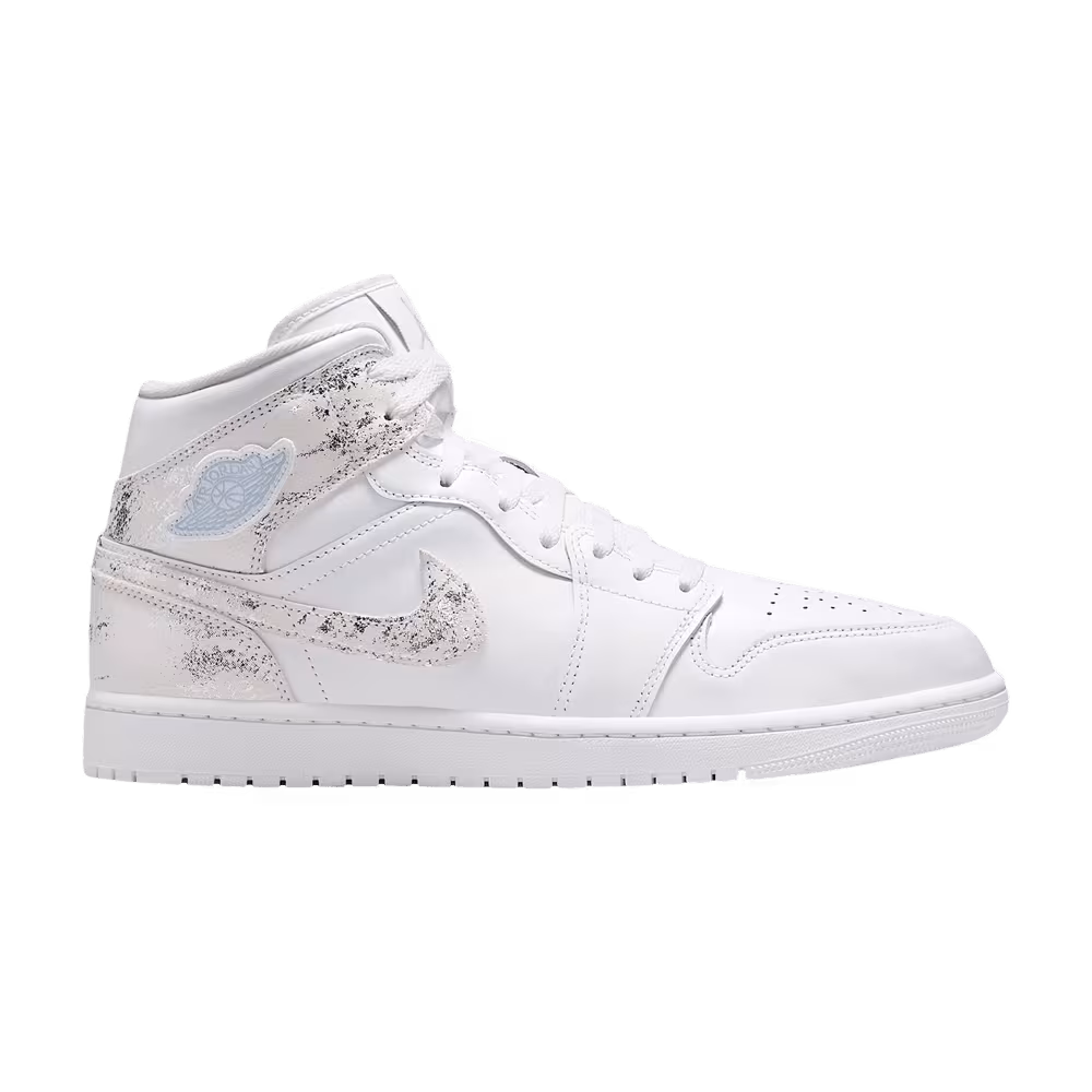 Air Jordan 1 Mid SE White Field Silver