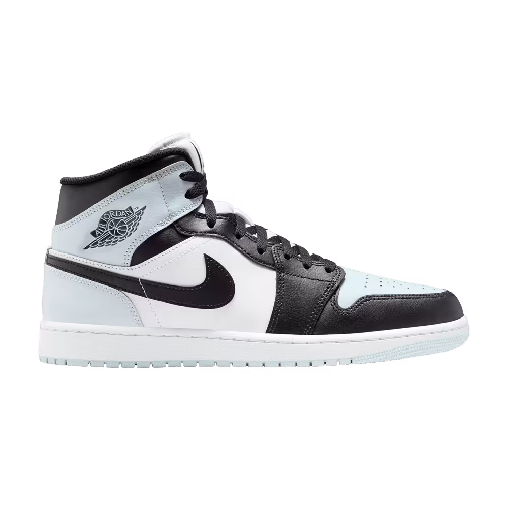 Air Jordan 1 Mid Black Squadron Blue