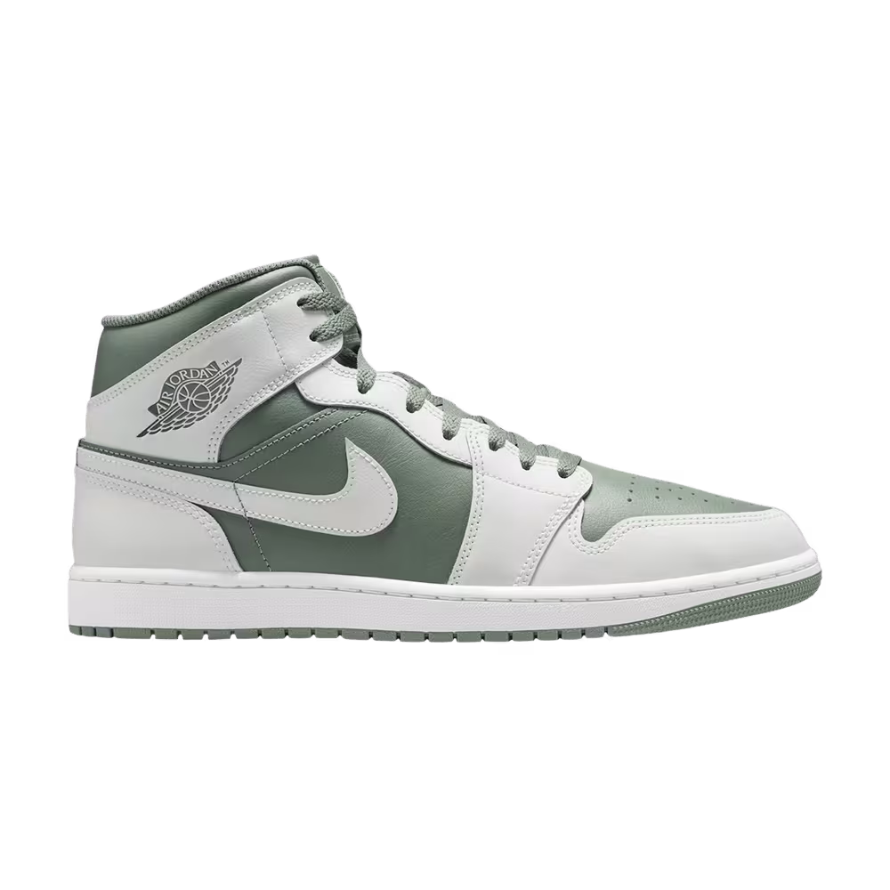 Air Jordan 1 Mid Summit White Vintage Lichen