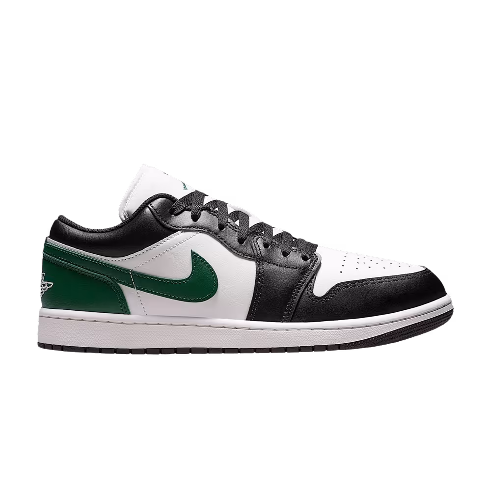Air Jordan 1 Low Black Gorge Green Summit White