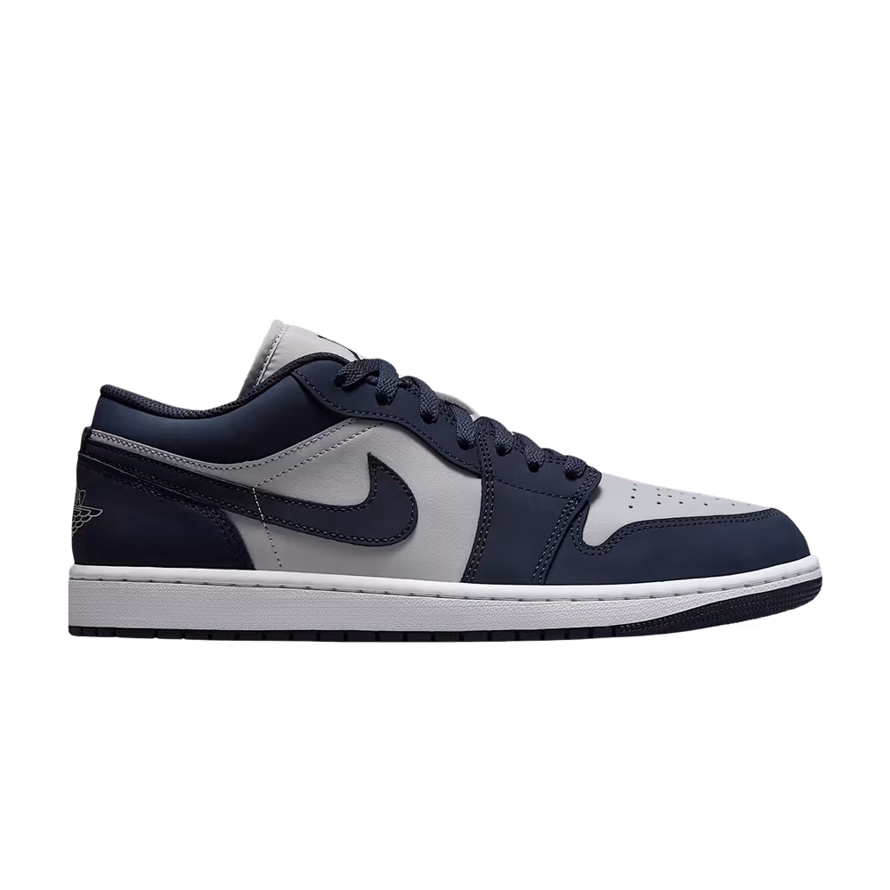 Air Jordan 1 Low Obsidian Grey Fog Pink Foam Obsidian