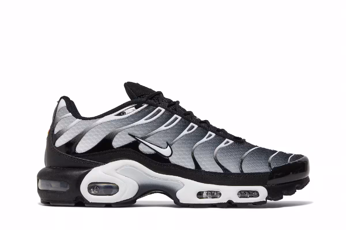 Nike Air Max Plus Black Metallic Silver, view 2