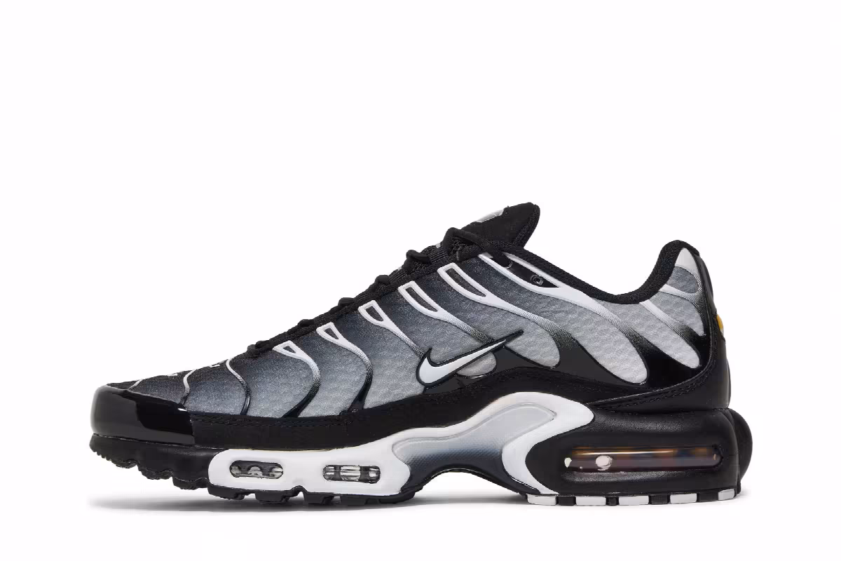 Nike Air Max Plus Black Metallic Silver, view 4