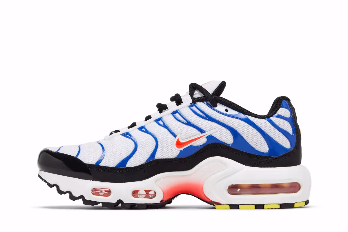 Nike Air Max Plus GS White Game Royal, view 4