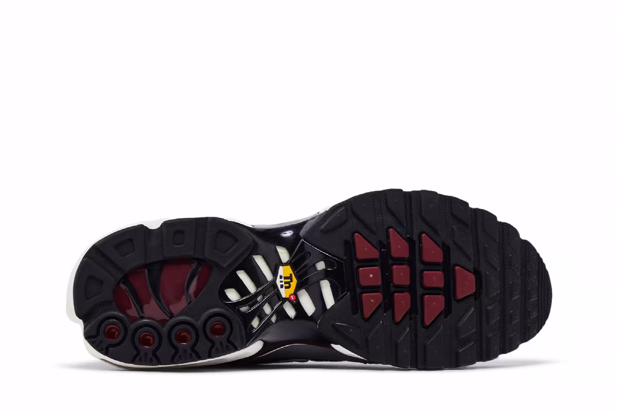 Nike Air Max Plus Team Red Cool Grey, view 5
