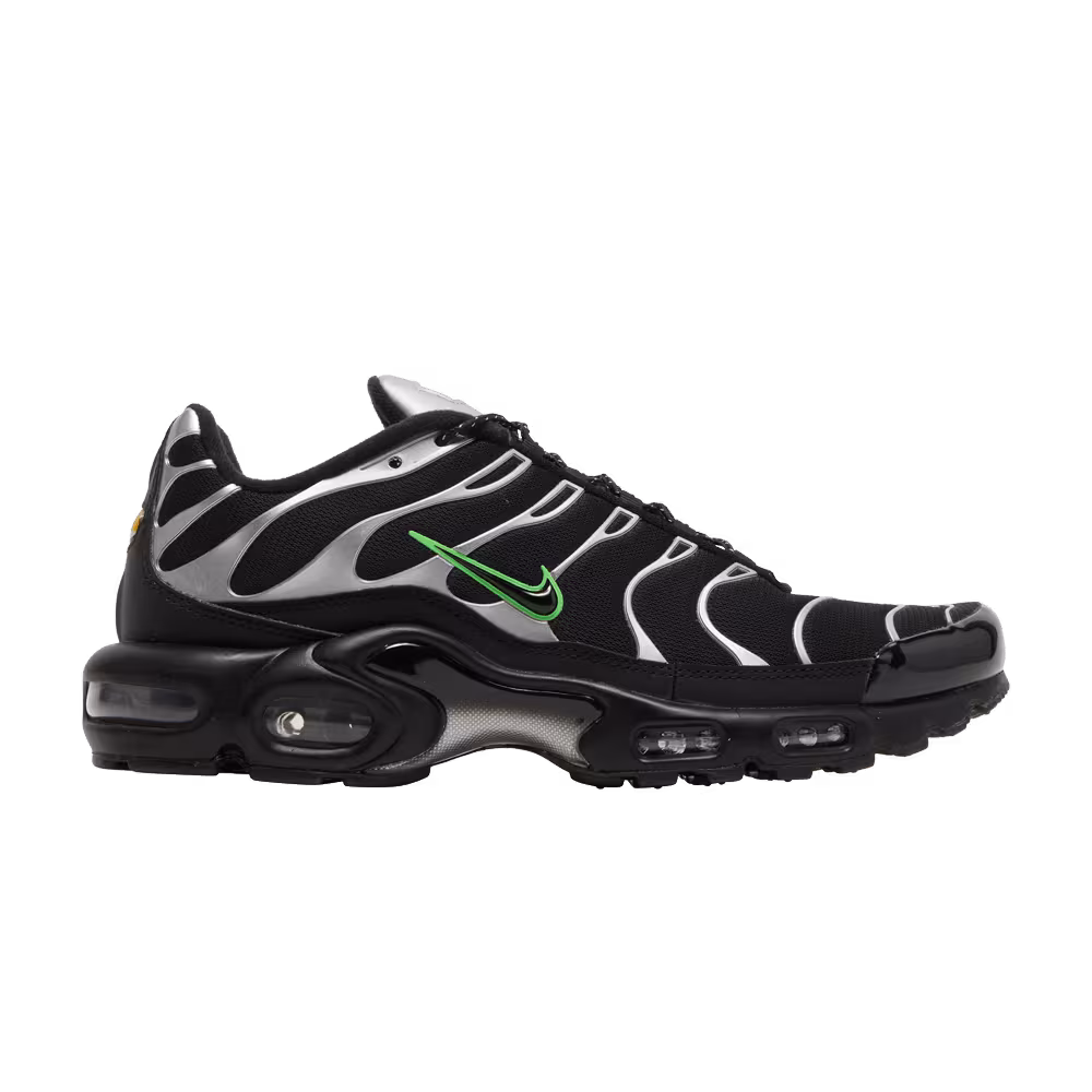 Nike Air Max Plus Black Silver Green Strike