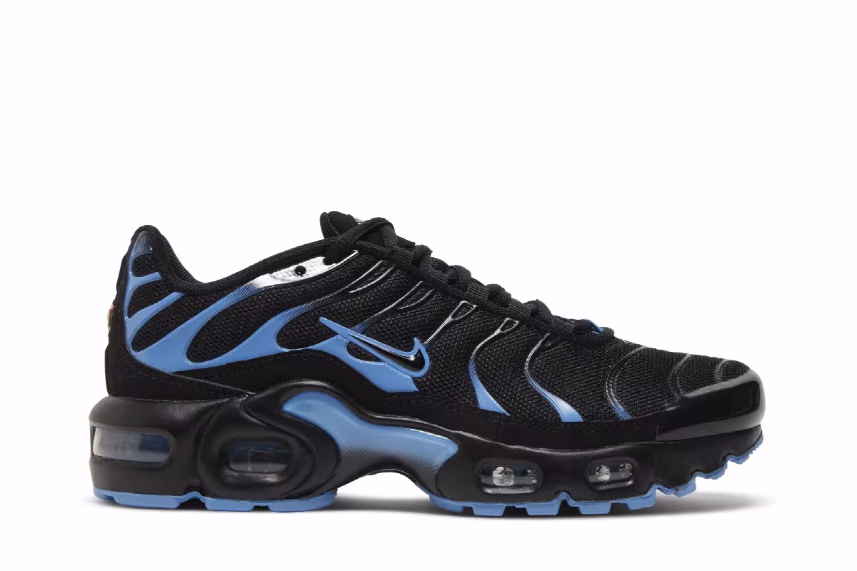 Nike Air Max Plus GS Black University Blue, view 2
