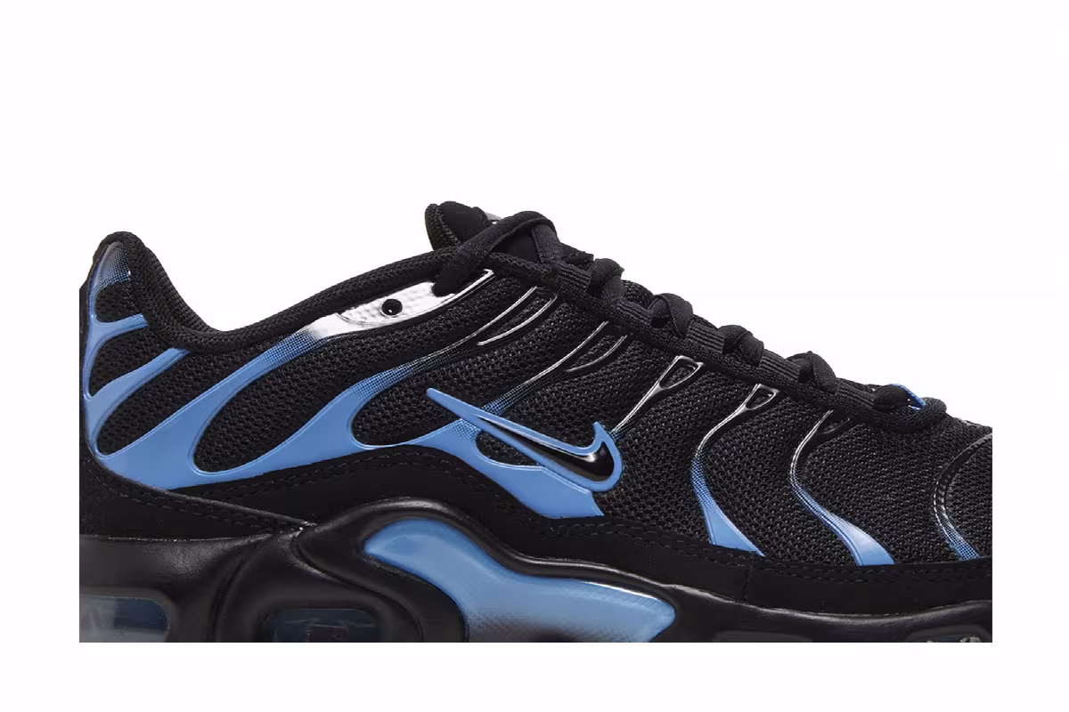 Nike Air Max Plus GS Black University Blue, view 3