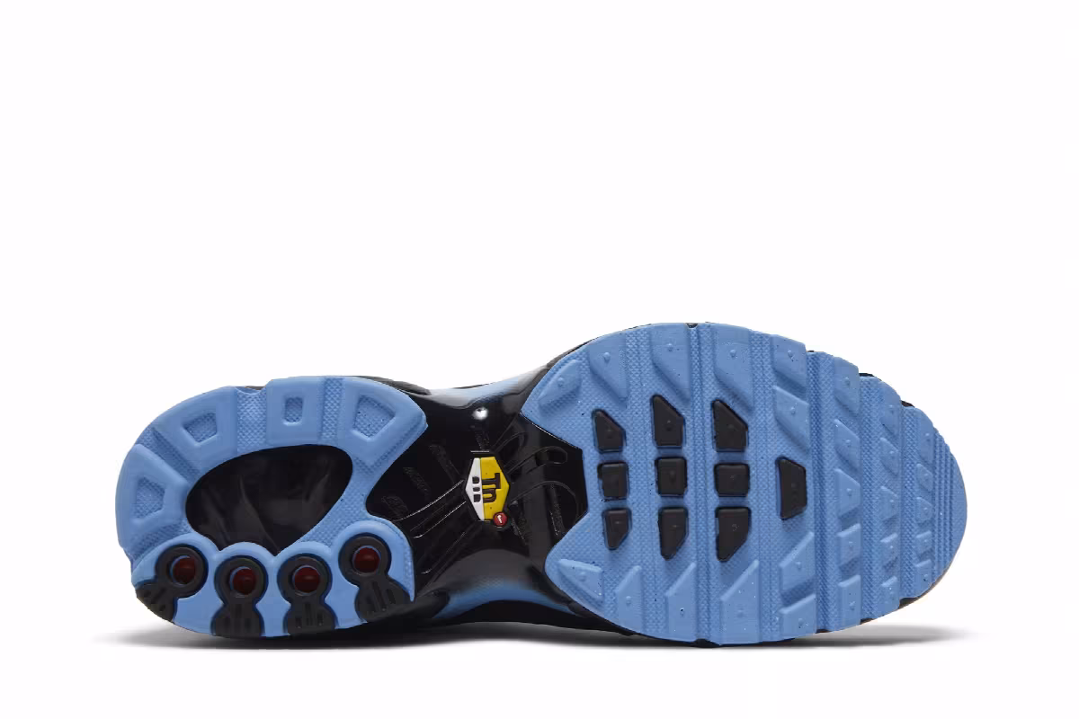 Nike Air Max Plus GS Black University Blue, view 5