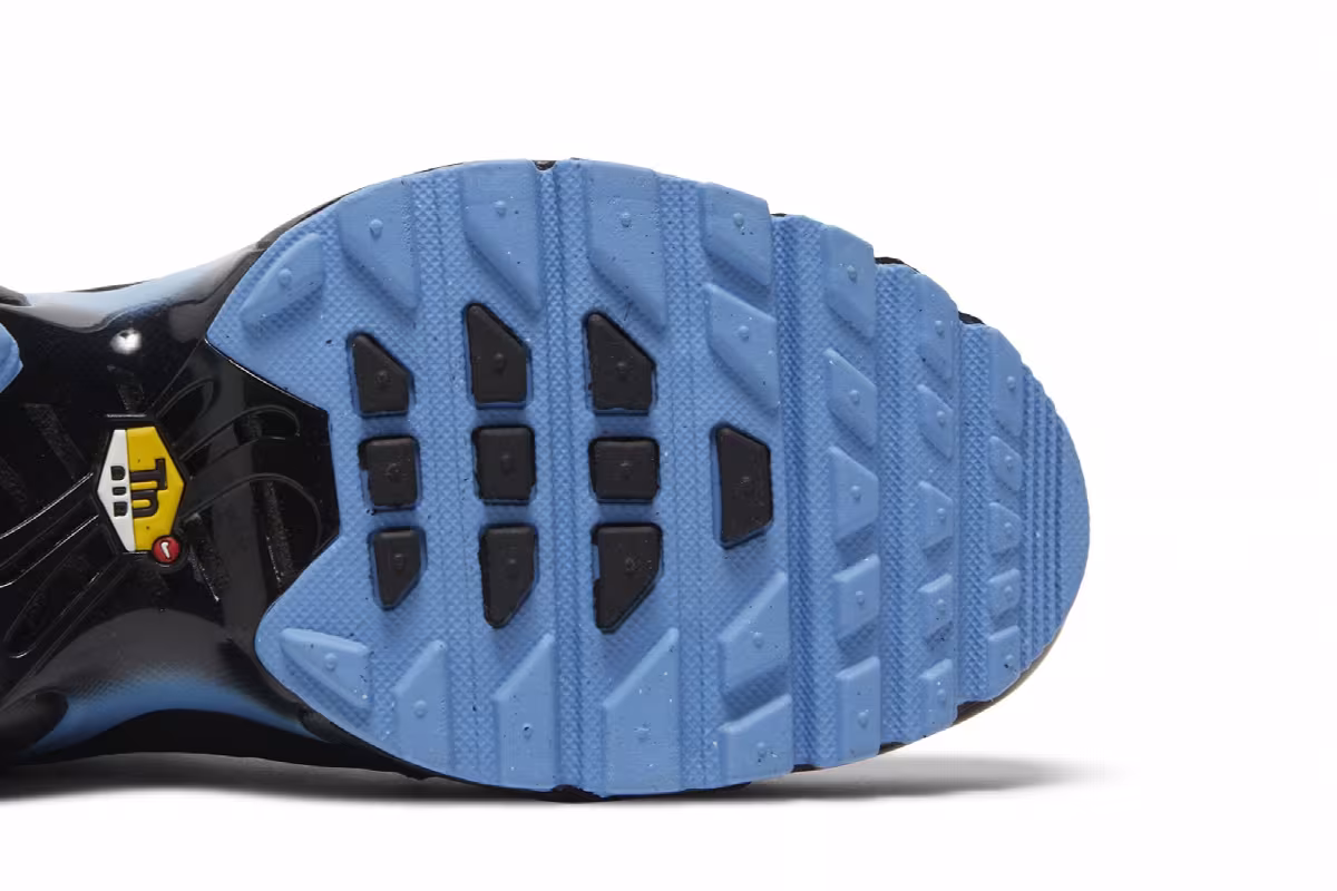Nike Air Max Plus GS Black University Blue, view 6