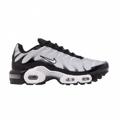 Nike Air Max Plus GS 'Black Metallic Silver'