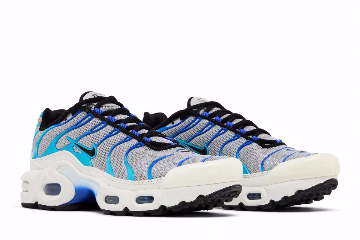 Nike Air Max Plus GS Light Smoke Blue Lightning, view 9
