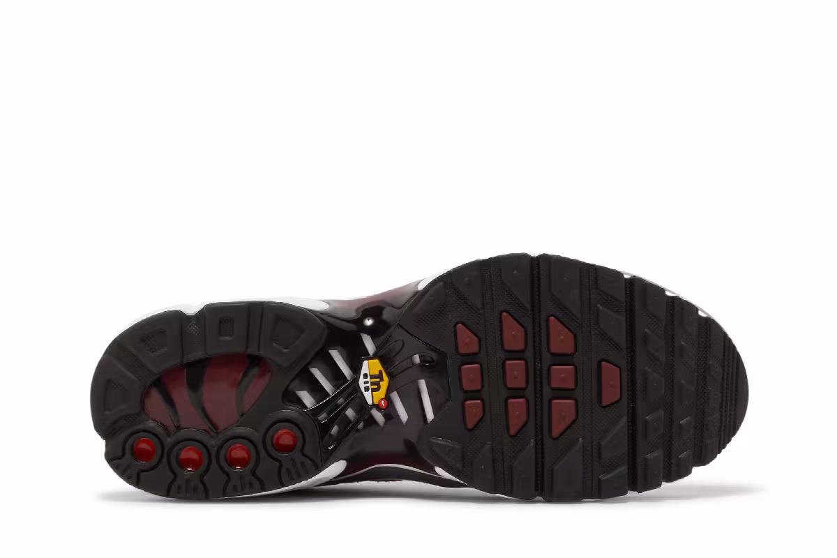 Nike Air Max Plus GS Team Red Cool Grey, view 5