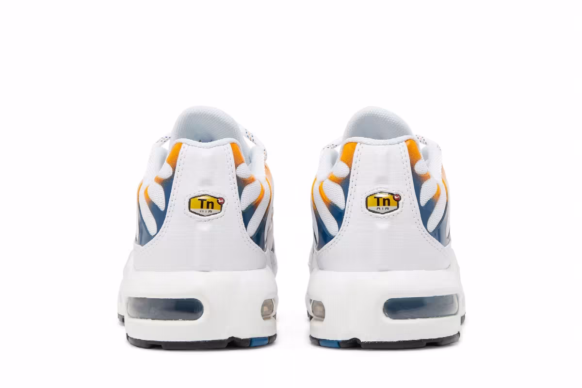 Nike Air Max Plus GS White Kumquat Marina, view 7