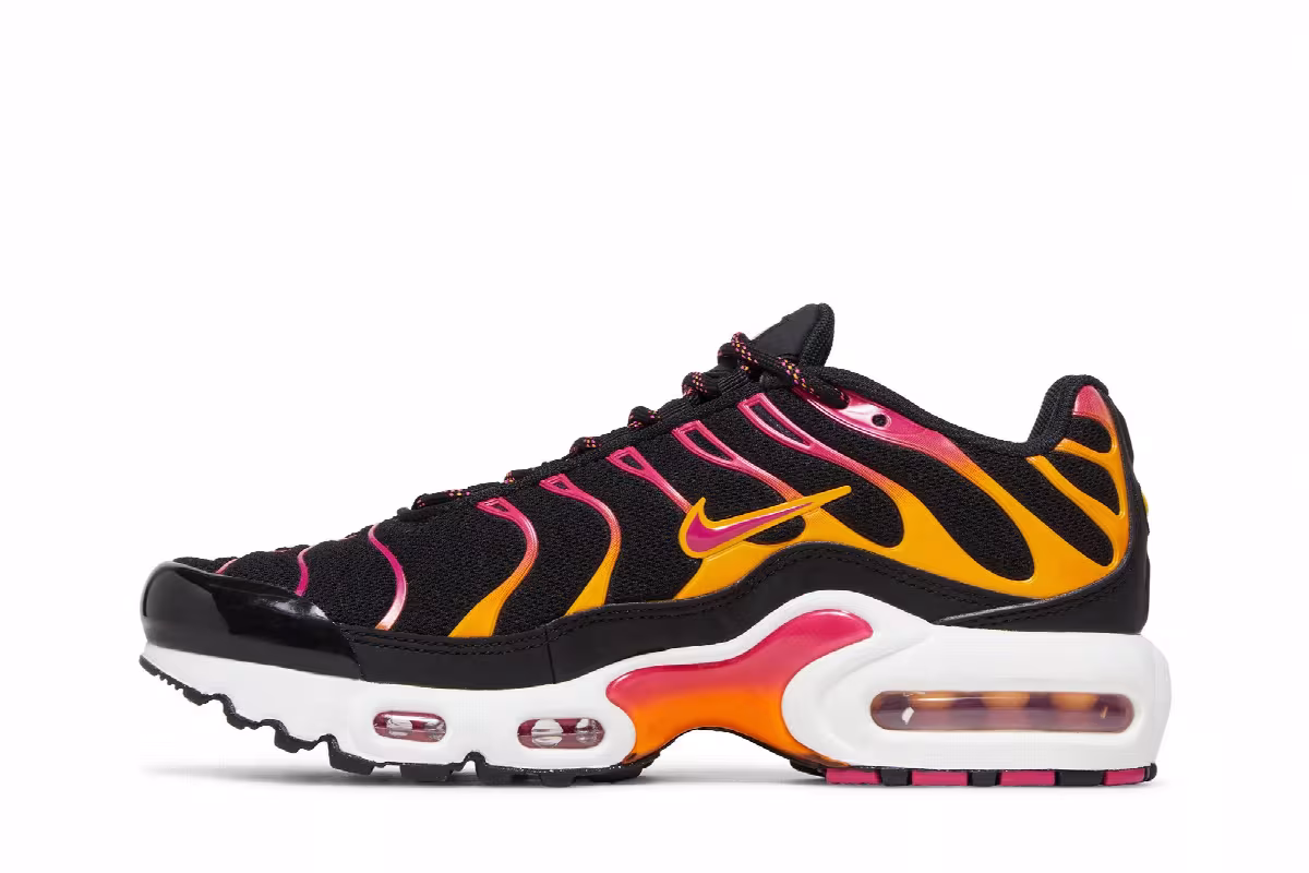 Nike Air Max Plus GS Black Active Pink, view 4