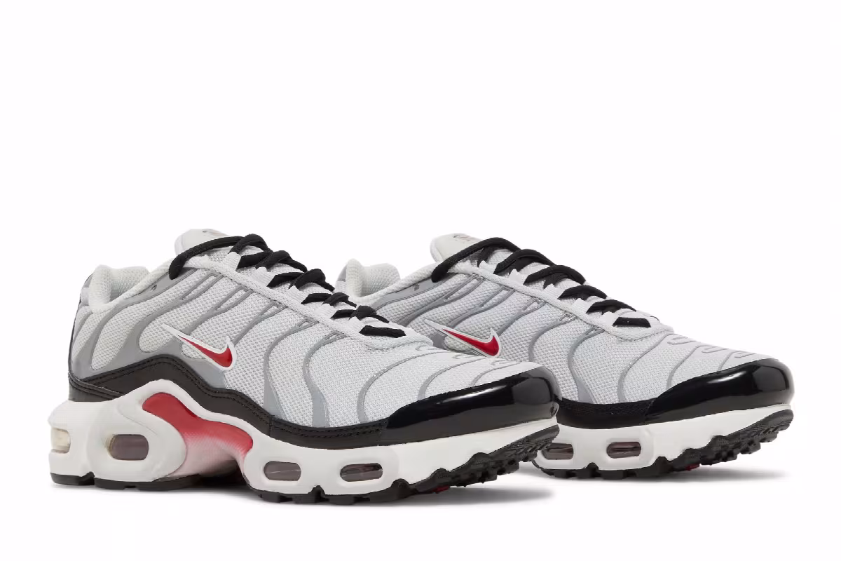Nike Air Max Plus GS Photon Dust Varsity Red, view 9