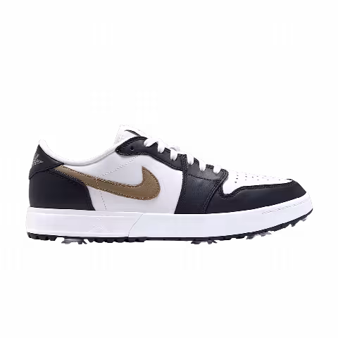 Air Jordan 1 Low G Spiked Golf 'White Dark Obsidian Khaki'