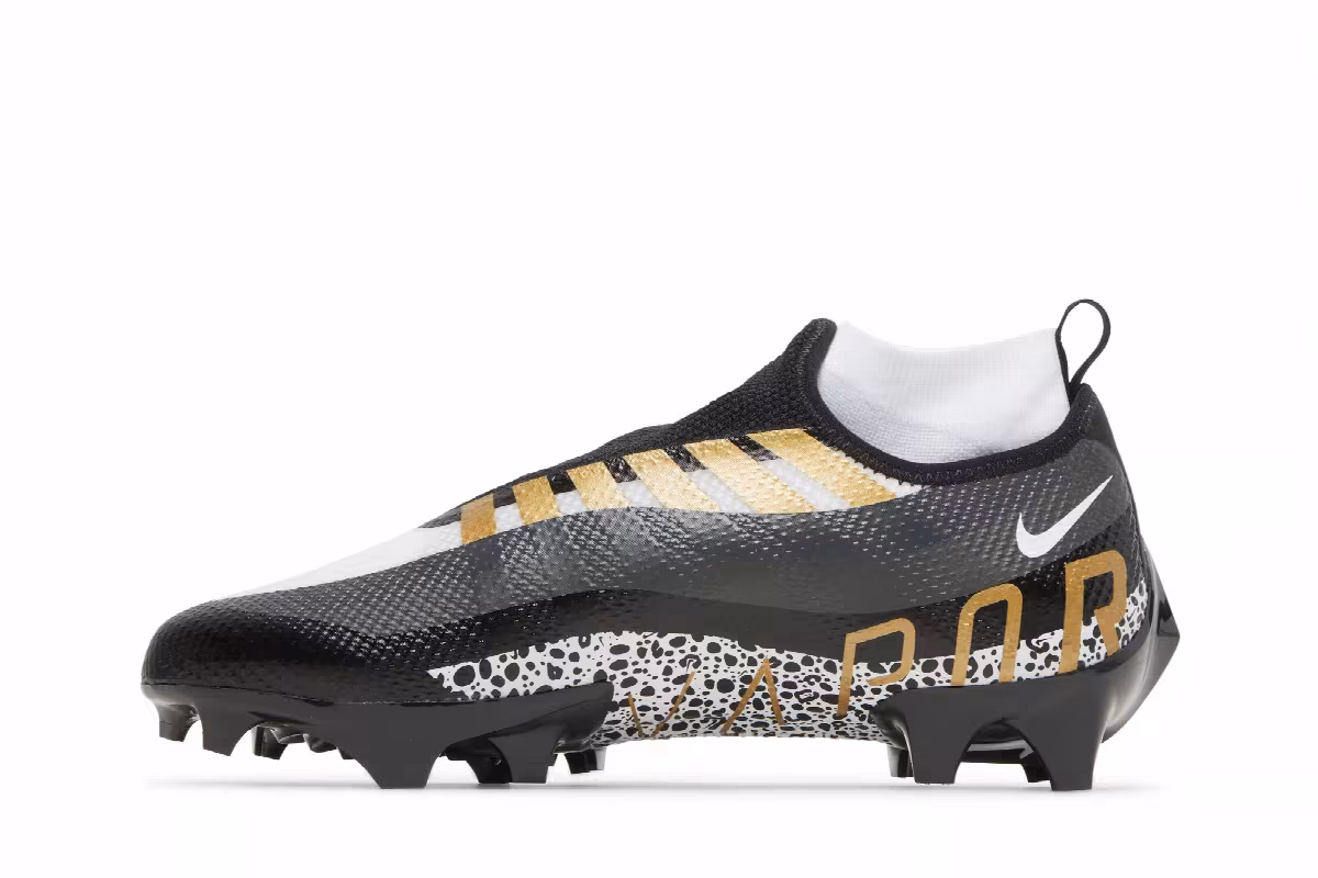 Nike Vapor Edge Pro 360 Black Metallic Gold Speckled, view 4