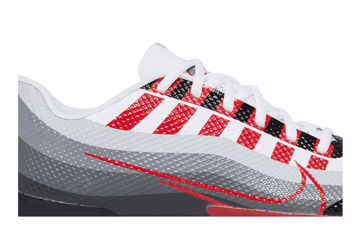 Nike Vapor Edge Speed 360 Dark Smoke Grey University Red, view 3