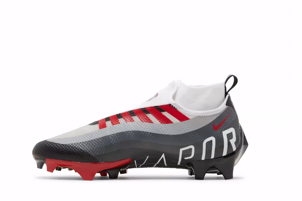 Nike Vapor Edge Pro 360 Dark Smoke Grey University Red, view 4
