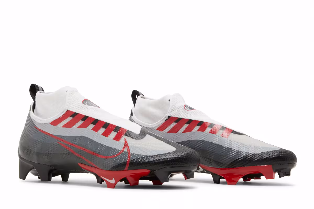 Nike Vapor Edge Pro 360 Dark Smoke Grey University Red, view 9