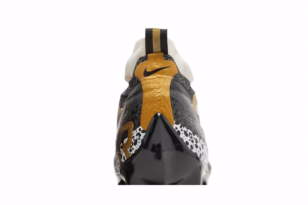 Nike Vapor Edge Elite 360 Flyknit Black Metallic Gold, view 8