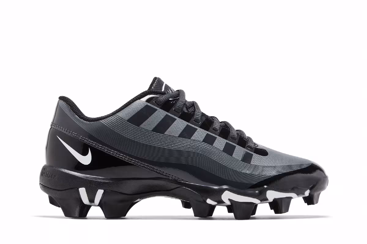Nike Vapor Edge Shark GS Black Dark Smoke Grey, view 2