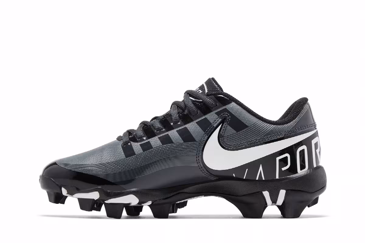 Nike Vapor Edge Shark GS Black Dark Smoke Grey, view 4