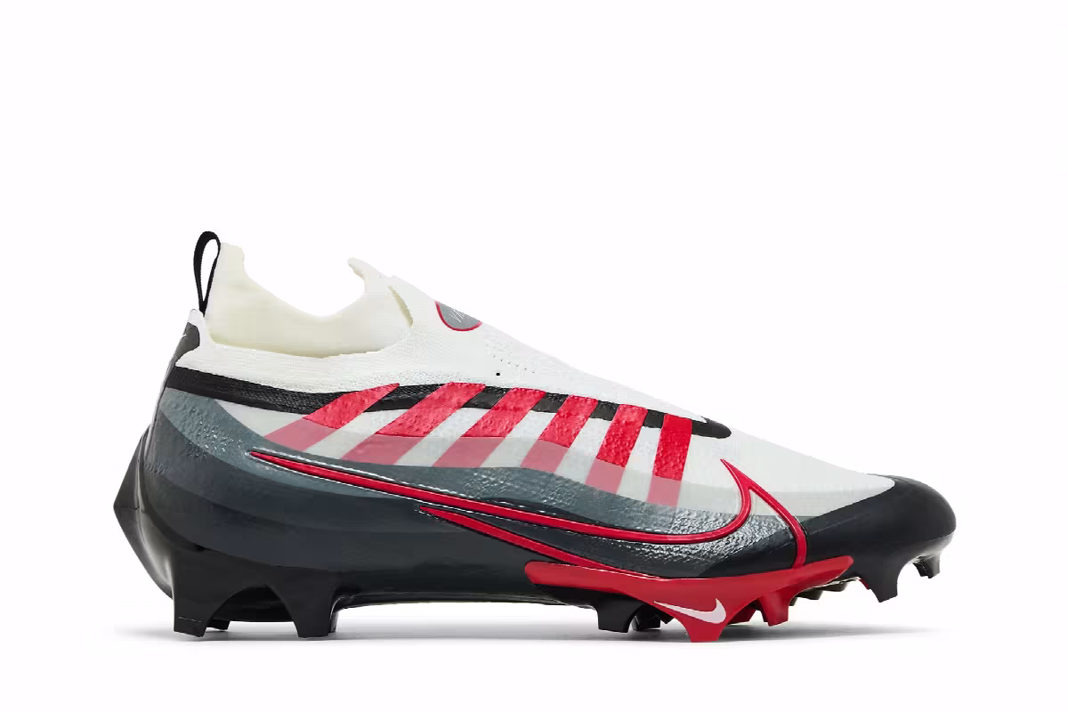 Nike Vapor Edge Elite 360 Flyknit Black University Red, view 2