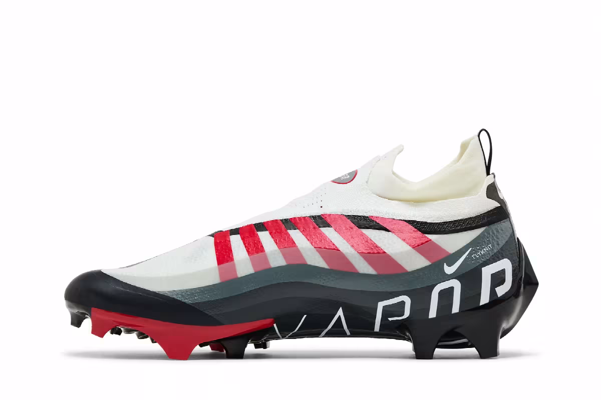 Nike Vapor Edge Elite 360 Flyknit Black University Red, view 4