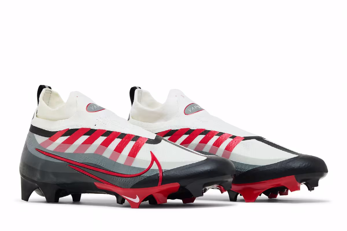 Nike Vapor Edge Elite 360 Flyknit Black University Red, view 9
