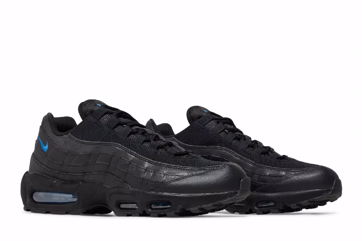 Nike Air Max 95 Black Dark Marina Reflective, view 9