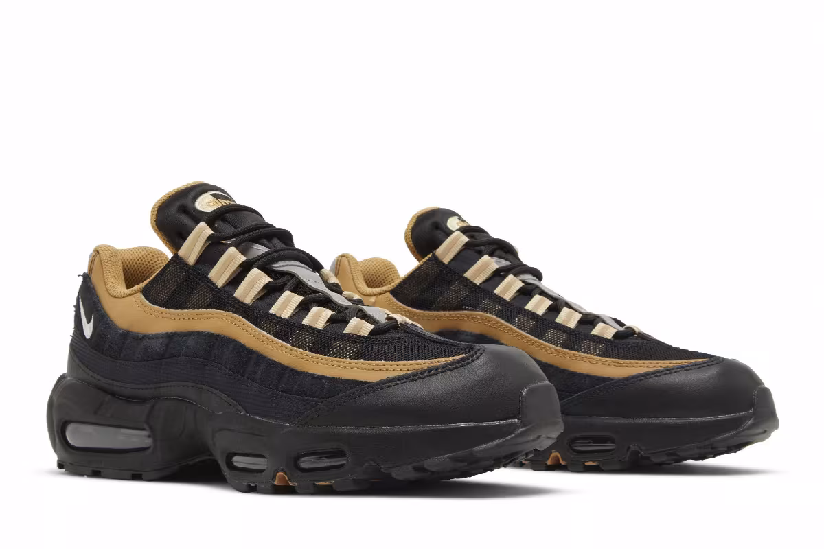 Nike Air Max 95 Black Elemental Gold, view 9
