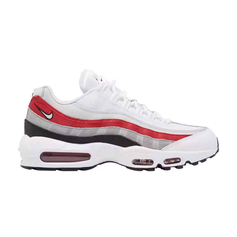 Nike Air Max 95 White Varsity Red